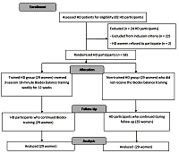 Effect of training using the Biodex system on dynamic balance and physical performance: a randomized controlled balance-training trial in hemodialysis patients with osteopenia