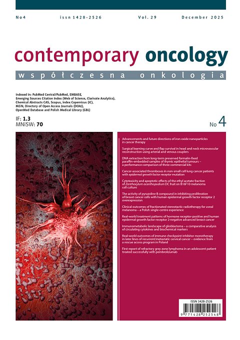 Contemporary Oncology/Współczesna Onkologia