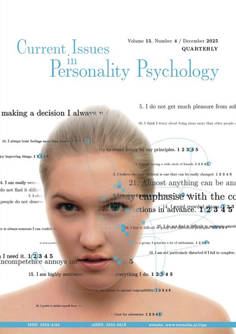 Current Issues in Personality Psychology