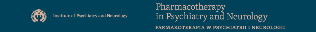 Pharmacotherapy in Psychiatry and Neurology