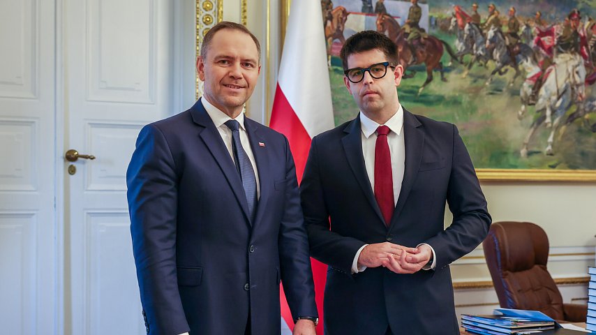 Karol Nawrocki i Łukasz Jankowski rozmawiali o lekarzach cudzoziemcach